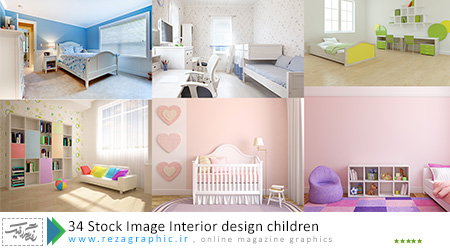 34 تصاویر استوک طراحی داخلی اتاق کودک - 34 Stock Image Interior design children 